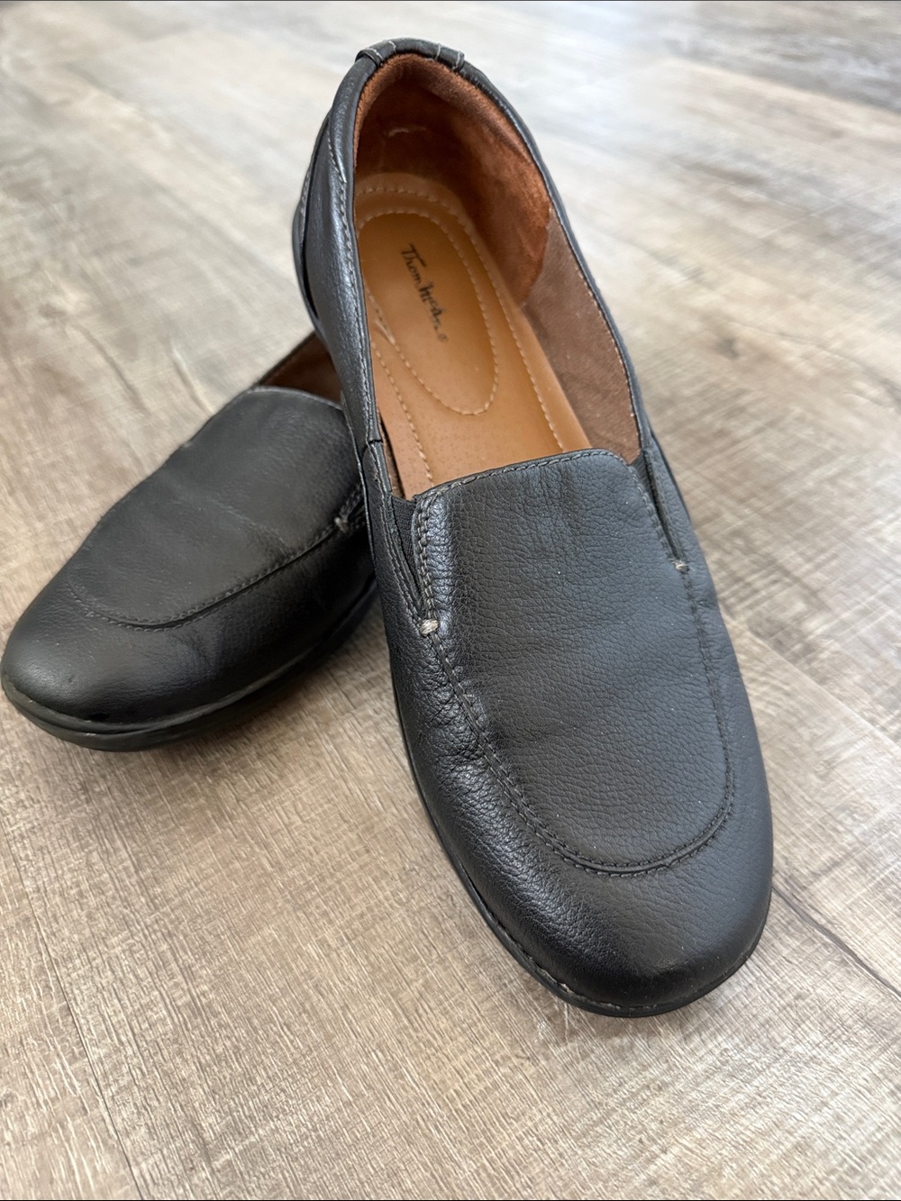 Thom McAn black loafers women’s 9.5